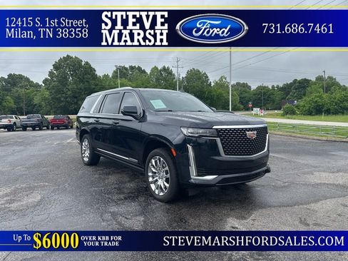 Used 2021 Cadillac Escalade ESV Premium Luxury Platinum w/ Heavy-Duty Trailer Package AWD/4WD image 1