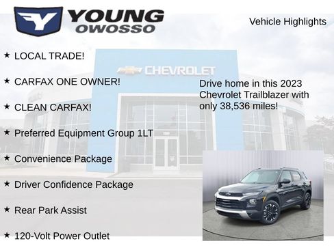 Certified 2023 Chevrolet TrailBlazer LT w/ Convenience Package AWD/4WD image 8