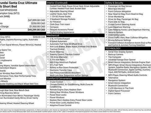 Used 2023 Hyundai Santa Cruz Limited AWD/4WD image 10