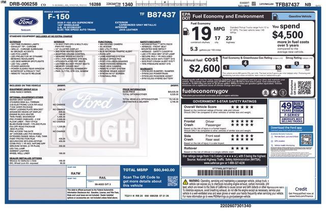 New 2026 Ford F150 King Ranch w/ Equipment Group 601A High AWD/4WD image 25