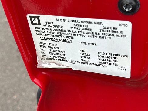 Used 2006 Chevrolet Silverado 2500 W/T w/ Skid Plate Package image 26