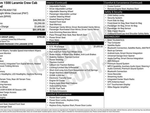 Used 2020 RAM 1500 Laramie w/ Off Road Group image 5