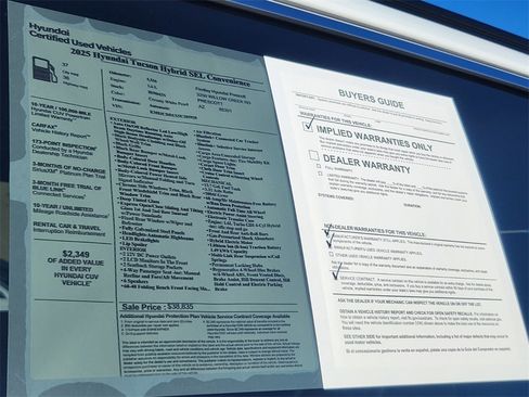 Certified 2025 Hyundai Tucson SEL image 34