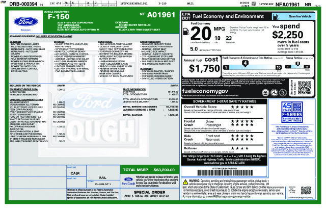 Used 2022 Ford F150 Lariat w/ Equipment Group 502A High AWD/4WD image 10