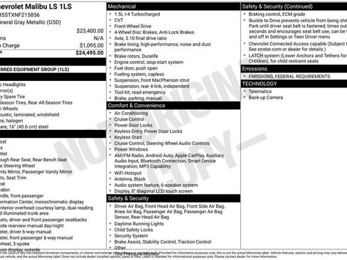 Used 2022 Chevrolet Malibu LS image 6