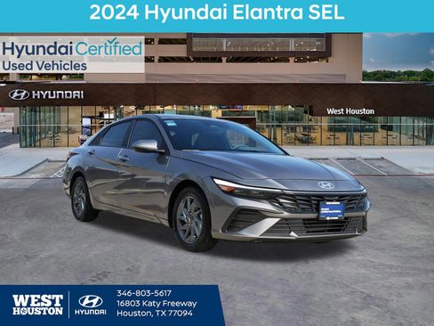 Certified 2024 Hyundai Elantra SEL FWD image 1