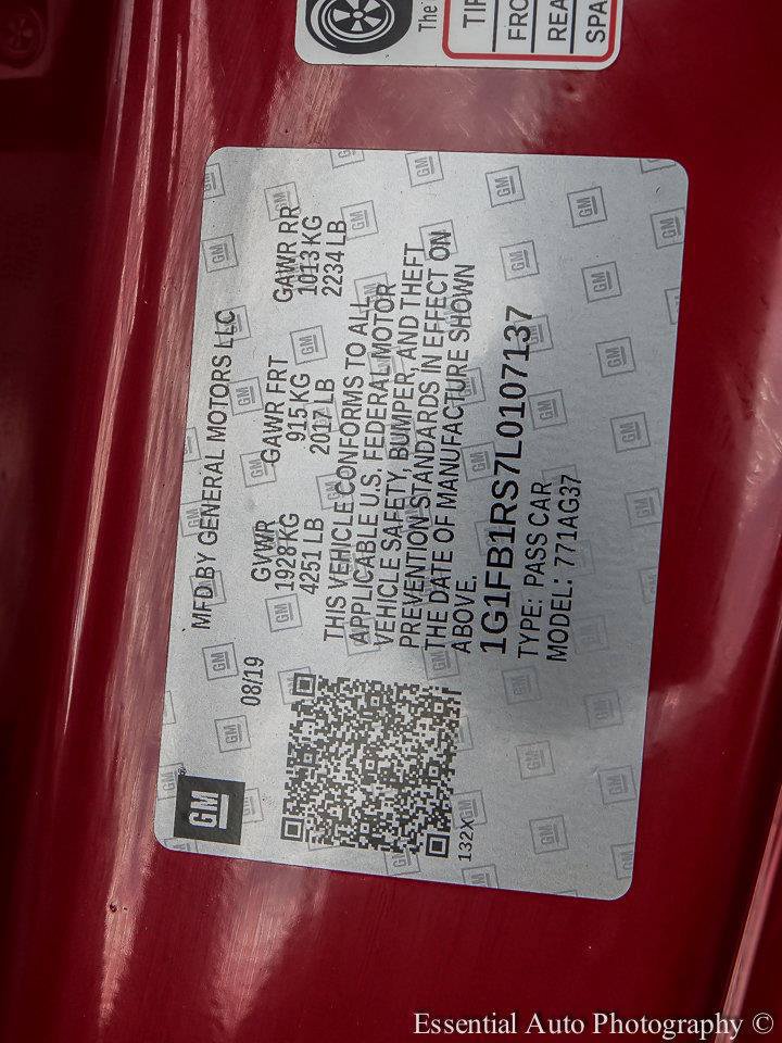Used 2020 Chevrolet Camaro LT w/ RS Package RWD image 25