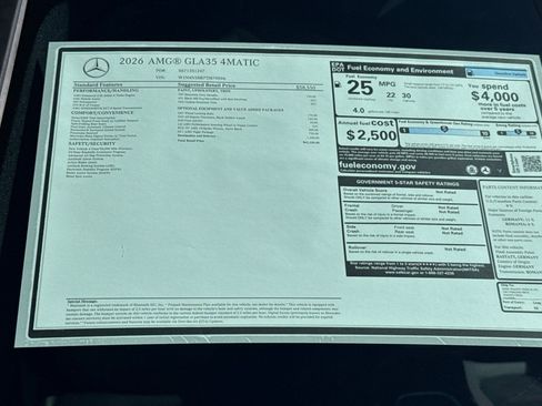 New 2026 Mercedes-Benz GLA 35 AMG 4MATIC image 29