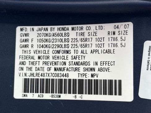 Used 2007 Honda CR-V EX-L image 11