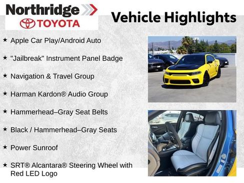 Used 2023 Dodge Charger SRT Hellcat w/ Harman/Kardon Audio Group RWD image 2