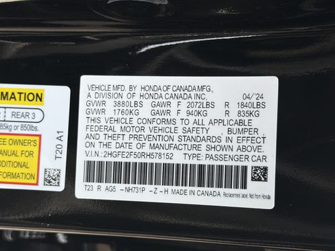 Used 2024 Honda Civic Sport image 36