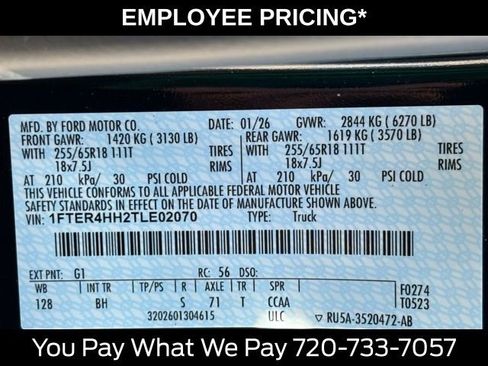 New 2026 Ford Ranger XLT w/ Equipment Group 301A High AWD/4WD image 26