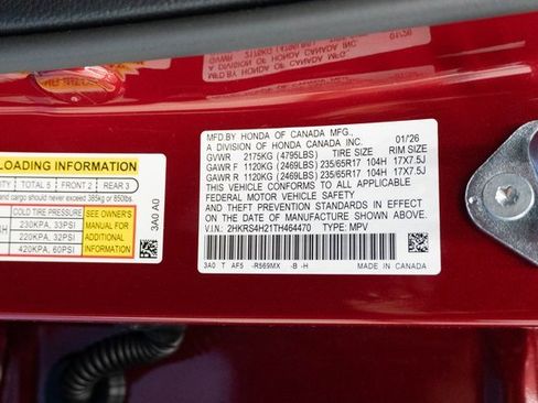 New 2026 Honda CR-V LX image 27