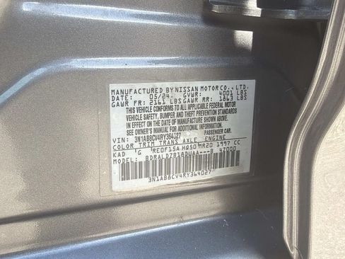 Certified 2024 Nissan Sentra SV w/ All-Weather Package FWD image 10