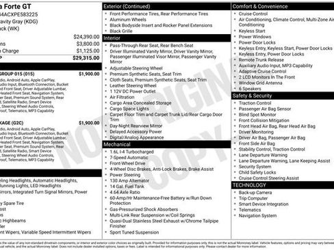 Used 2023 Kia Forte GT w/ GT2 Package image 2