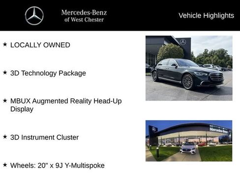 Certified 2022 Mercedes-Benz S 580 4MATIC Sedan w/ 3D Technology Package image 5