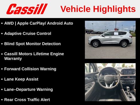 Used 2019 Hyundai Santa Fe SE AWD/4WD image 7