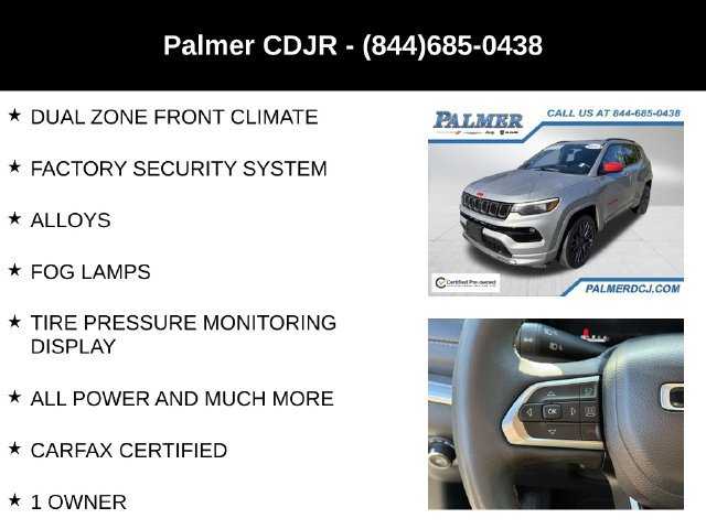 Certified 2023 Jeep Compass Limited w/ Elite Group for (Red) Edition AWD/4WD image 24