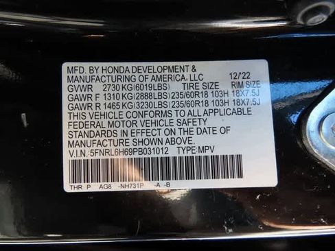 Certified 2023 Honda Odyssey EX-L image 28