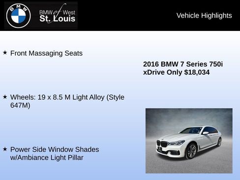 Used 2016 BMW 750i xDrive AWD/4WD image 24