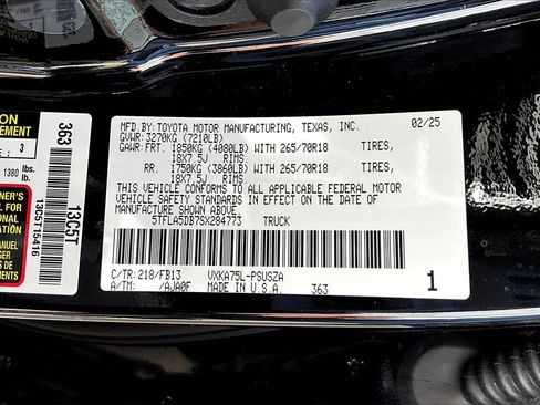 Used 2025 Toyota Tundra SR5 image 16