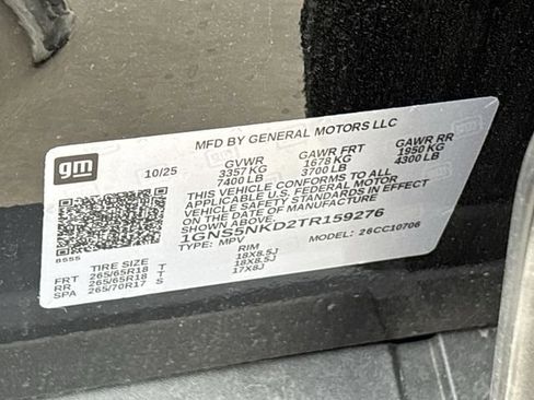 New 2026 Chevrolet Tahoe LT RWD image 27