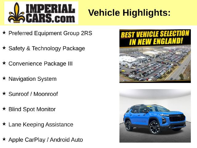 Used 2025 Chevrolet Equinox RS w/ Safety and Technology Package AWD/4WD image 8