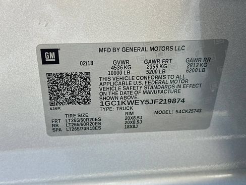 Used 2018 Chevrolet Silverado 2500 LTZ w/ Duramax Plus Package AWD/4WD image 27