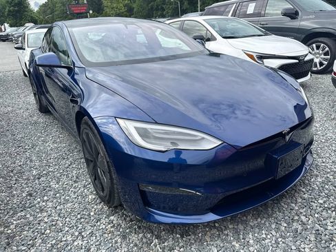 Used 2021 Tesla Model S Plaid AWD/4WD image 2