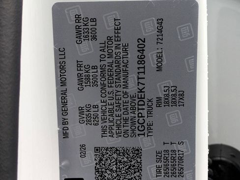 New 2026 Chevrolet Colorado Z71 w/ Z71 Convenience Package 2 AWD/4WD image 37