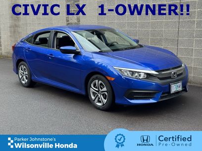 Certified 2018 Honda Civic LX