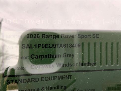 New 2026 Land Rover Range Rover Sport SE AWD/4WD image 6