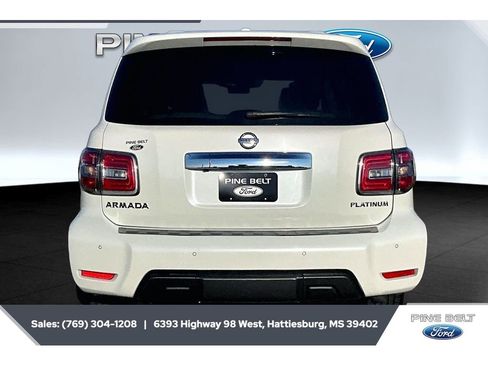 Used 2019 Nissan Armada Platinum w/ Captain's Chairs Package RWD image 4