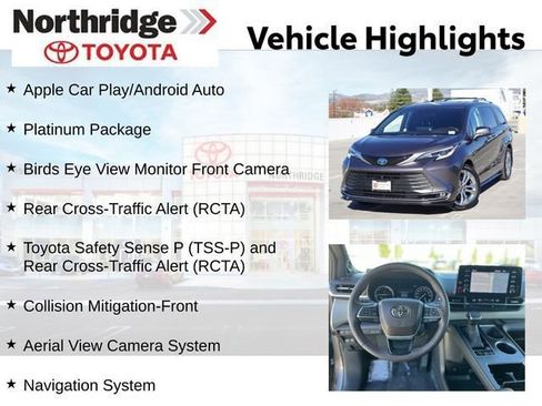 Certified 2023 Toyota Sienna Platinum image 2
