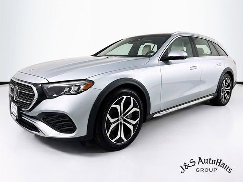 Used 2025 Mercedes-Benz E 450 4MATIC All-Terrain Wagon w/ Driver Assistance Package image 3