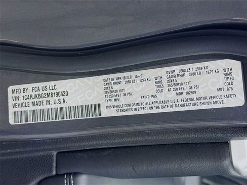 Used 2021 Jeep Grand Cherokee L Limited AWD/4WD image 34