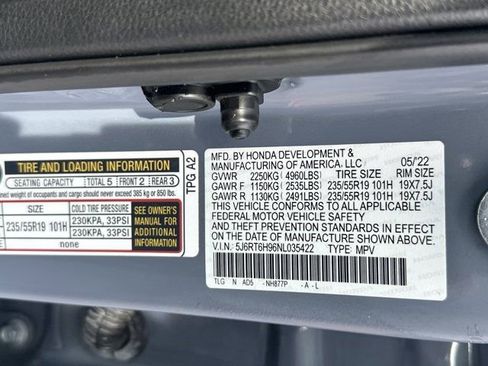 Used 2022 Honda CR-V Touring image 32