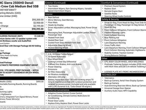 Certified 2025 GMC Sierra 2500 Denali Ultimate w/ Max Trailering Package image 21