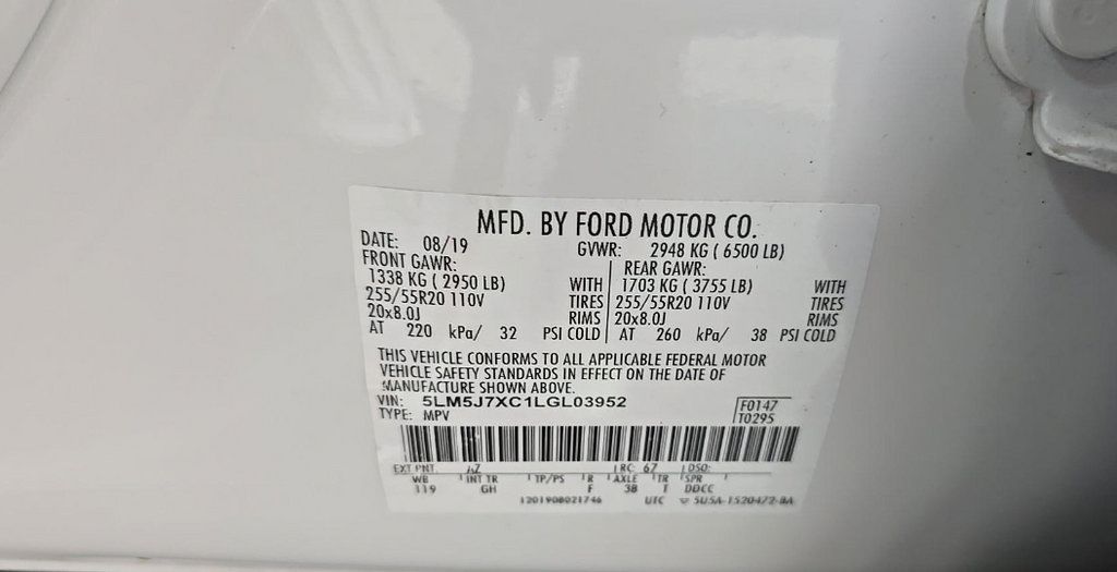 Used 2020 Lincoln Aviator Reserve w/ Equipment Group 201A AWD/4WD image 17