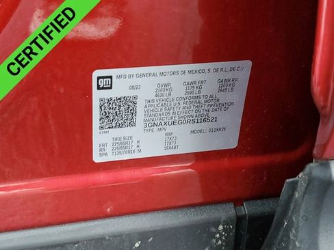 Certified 2024 Chevrolet Equinox LT w/ LPO, Floor Liner Package image 32