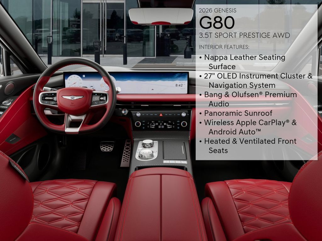 New 2026 Genesis G80 3.5T Sport Prestige AWD/4WD image 17