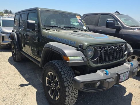 Certified 2024 Jeep Wrangler Unlimited Rubicon 4xe w/ Technology Group AWD/4WD image 2