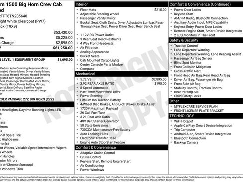 New 2026 RAM 1500 Big Horn AWD/4WD image 3