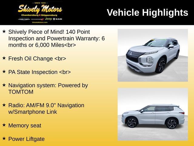 Used 2022 Mitsubishi Outlander SEL AWD/4WD image 7