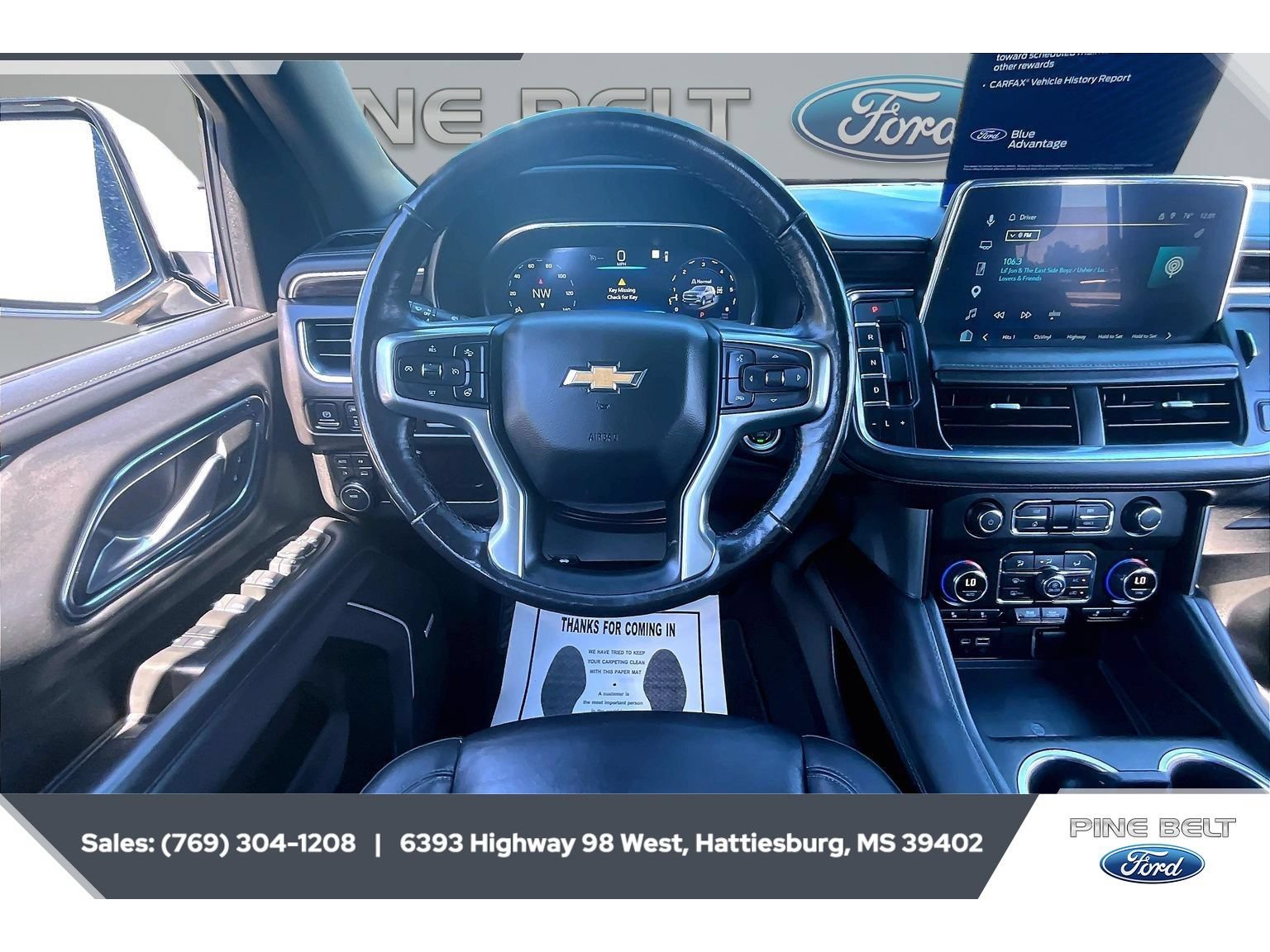 Used 2022 Chevrolet Tahoe LT w/ Luxury Package AWD/4WD image 5