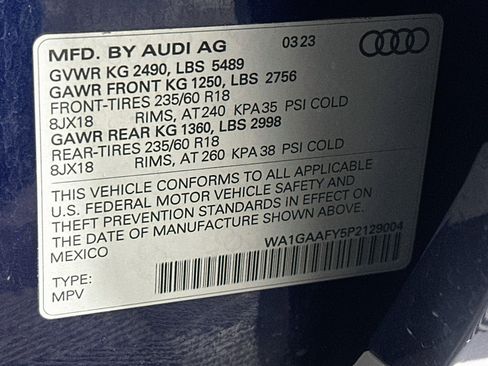 Used 2023 Audi Q5 2.0T Premium w/ Convenience Package AWD/4WD image 12