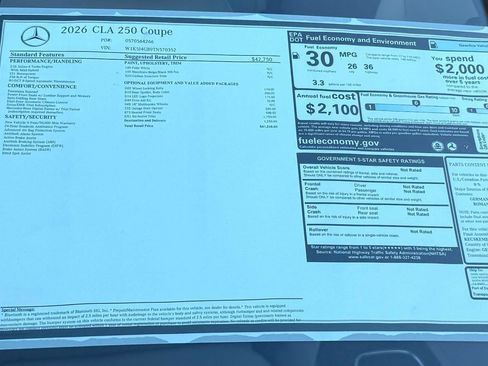 New 2026 Mercedes-Benz CLA 250 image 31
