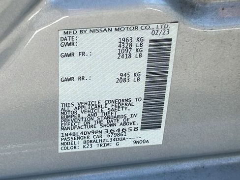 Used 2023 Nissan Altima 2.5 SV FWD image 36