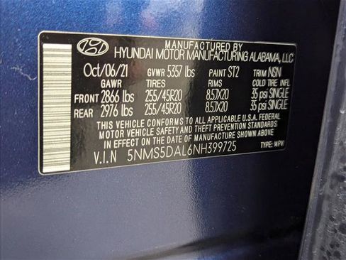 Certified 2022 Hyundai Santa Fe Calligraphy w/ Cargo Package image 25