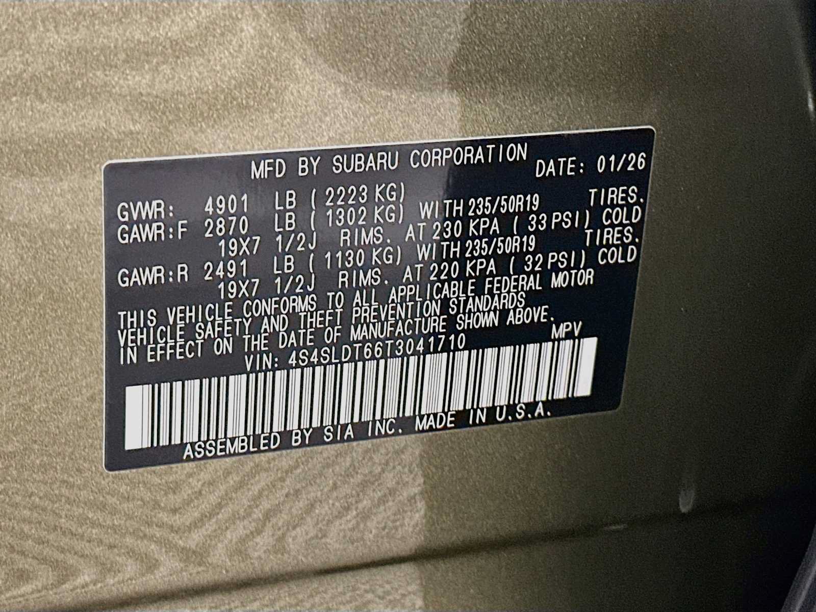 Certified 2026 Subaru Forester Touring AWD/4WD image 31